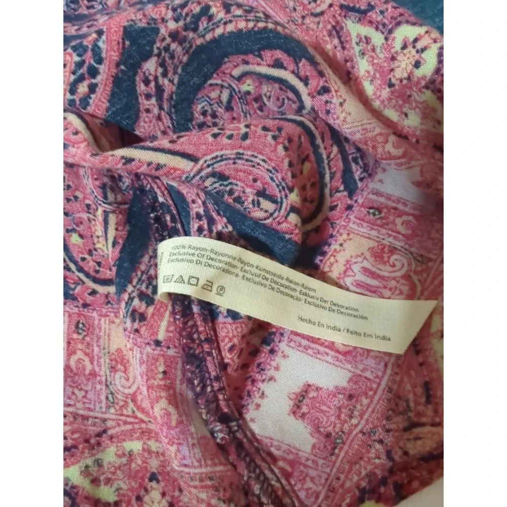Intimately Free People Halter Crochet Tank Top Paisley Womens S Boho Hippie